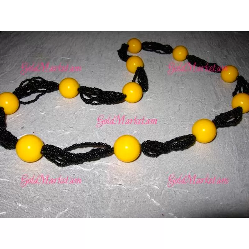 Դեղին քարերով վզնոց