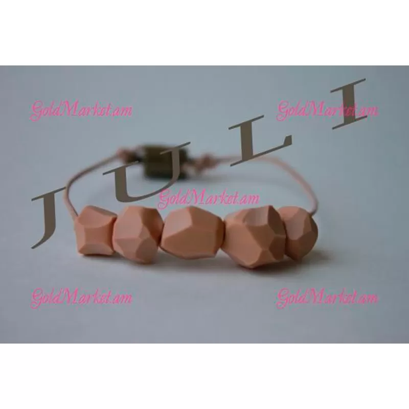 Polymer clay bracelet