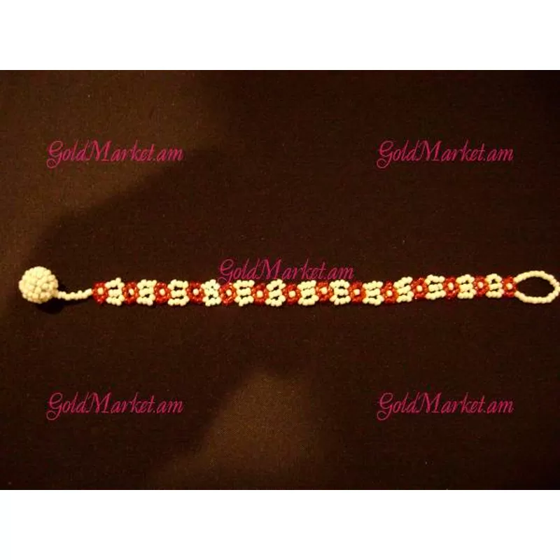 Թևնոց դեղին-նարնջագույն քարերով